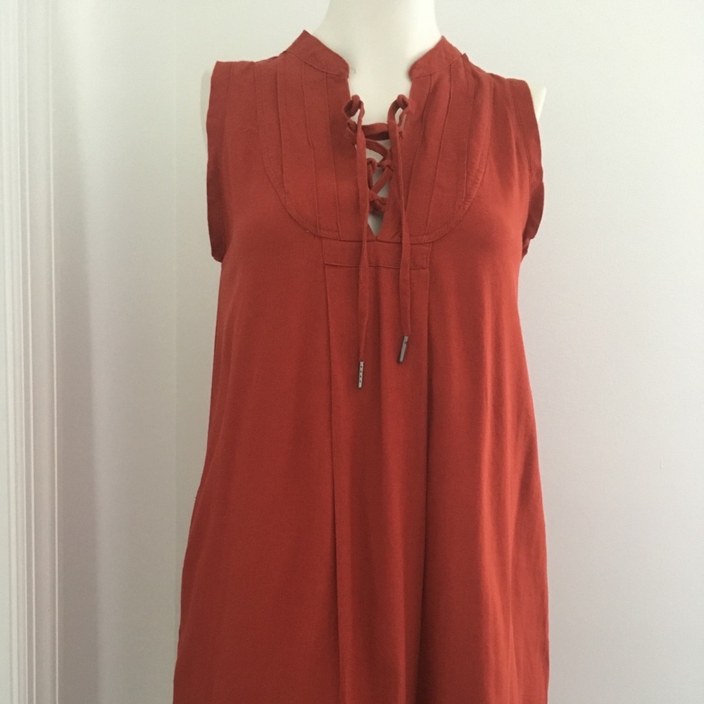 Red/ orange summer dress